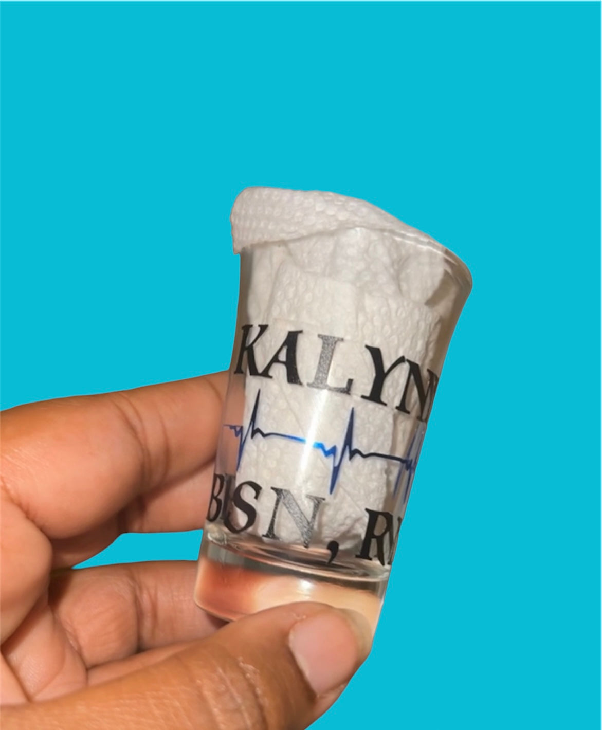 Personalized Shot Glass Two Sides and Two Colors